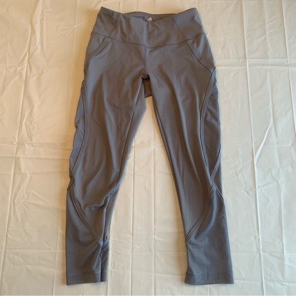 π€ Womenβs Grey Mesh Leggings by Yogalicious - Size Small π€ - Picture 6 of 9